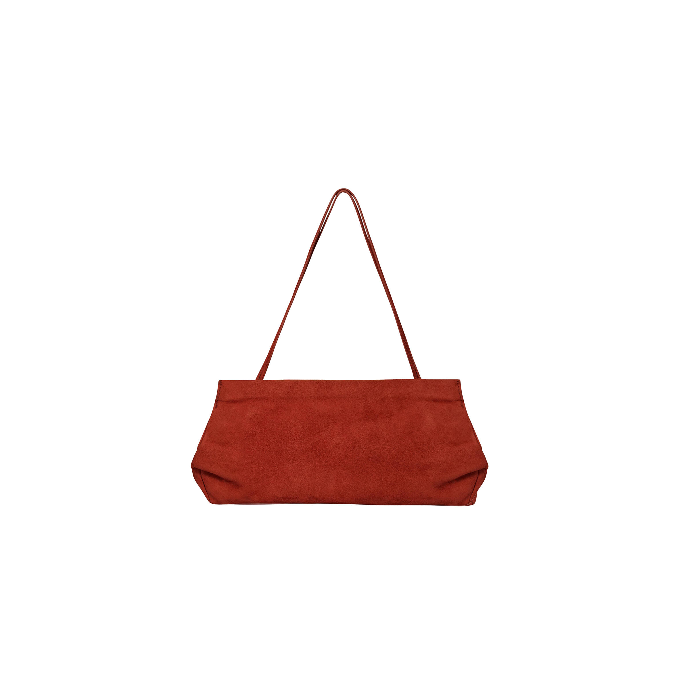 The R0w ABBY BAG IN SUEDE BRICK W1605L28BRIP (27*14*4cm) Master Quality